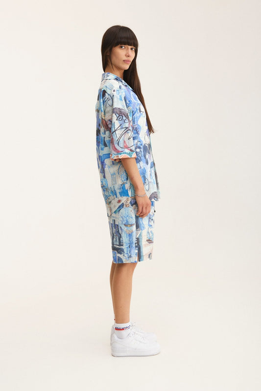 Short Sleeve Shirt Graffiti (recycled fabric) - MYS