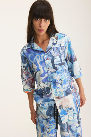 Short Sleeve Shirt Graffiti (recycled fabric) - mysimplicated