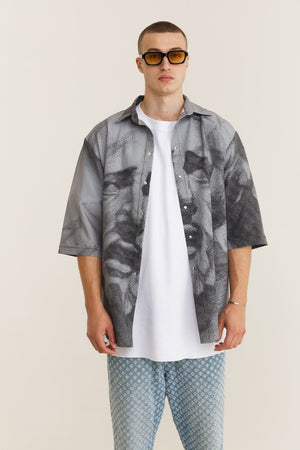 Short Sleeve Shirt Grey (recycled fabric) - mysimplicated