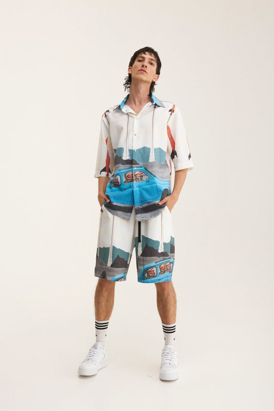 Short Sleeve Shirt Rockets (recycled fabric) - MYS