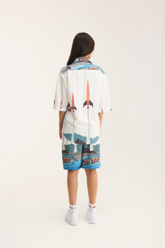 Short Sleeve Shirt Rockets (recycled fabric) - MYS