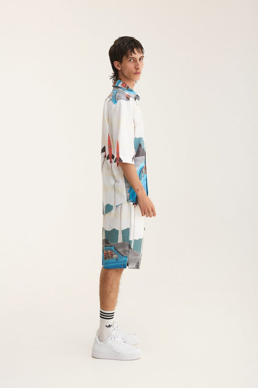 Short Sleeve Shirt Rockets (recycled fabric) - MYS